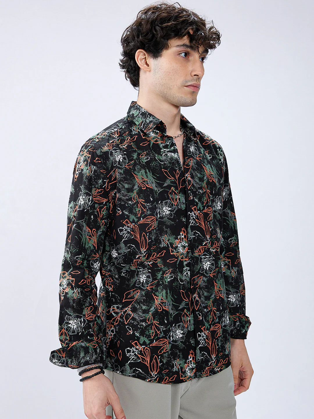 Abstract Eden Blackout Statement Shirt - Image 5