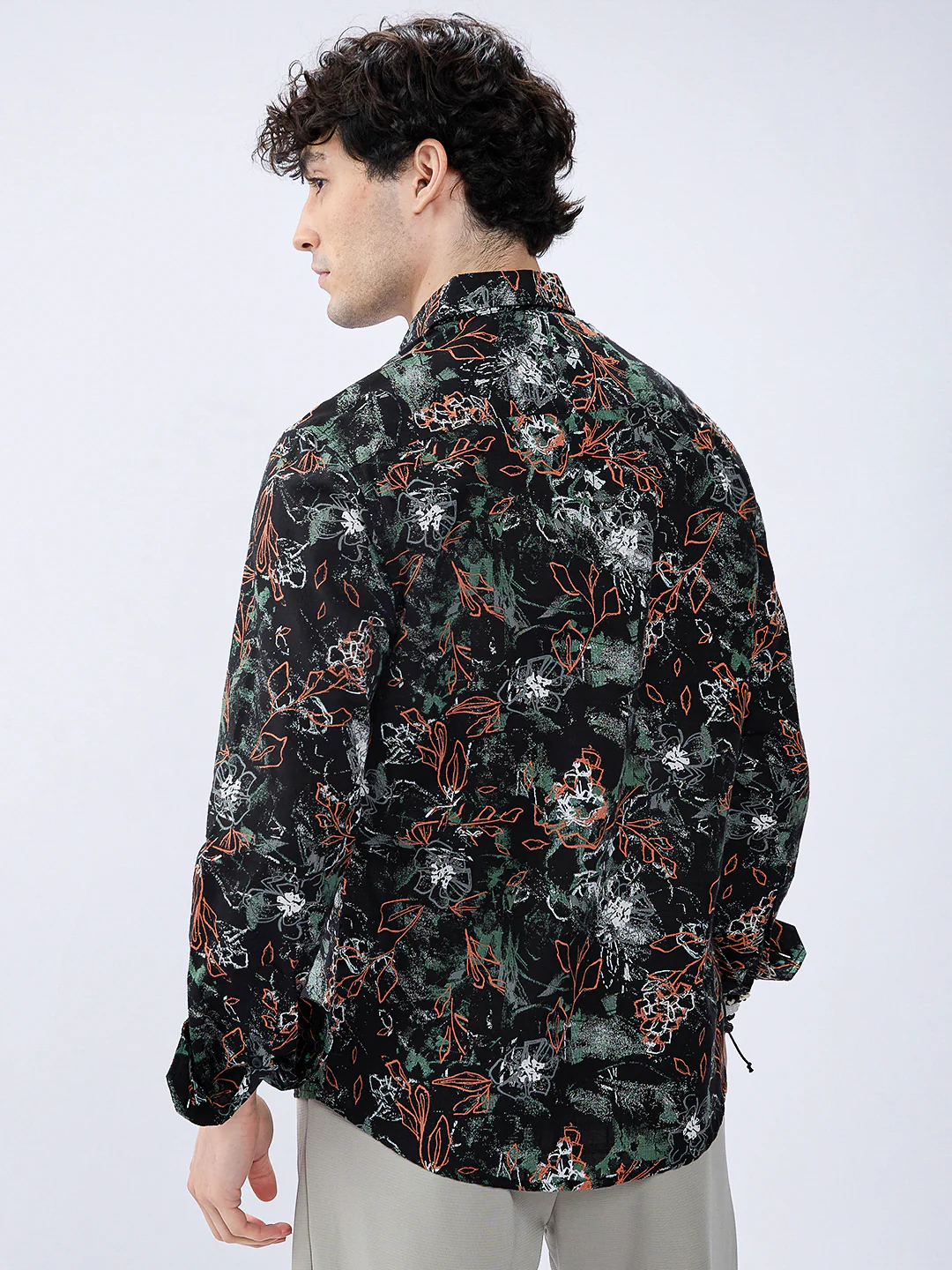 Abstract Eden Blackout Statement Shirt - Image 6