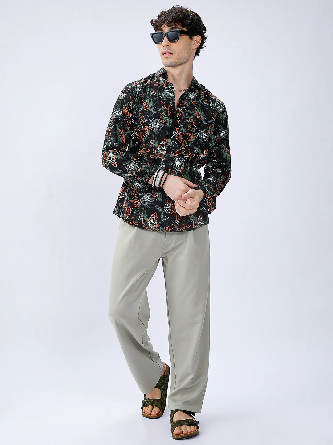 Abstract Eden Blackout Statement Shirt - Image 7