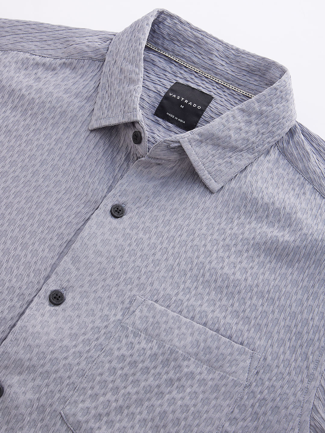 Aesthetic Grey Contour Patterned Shirt - Image 9