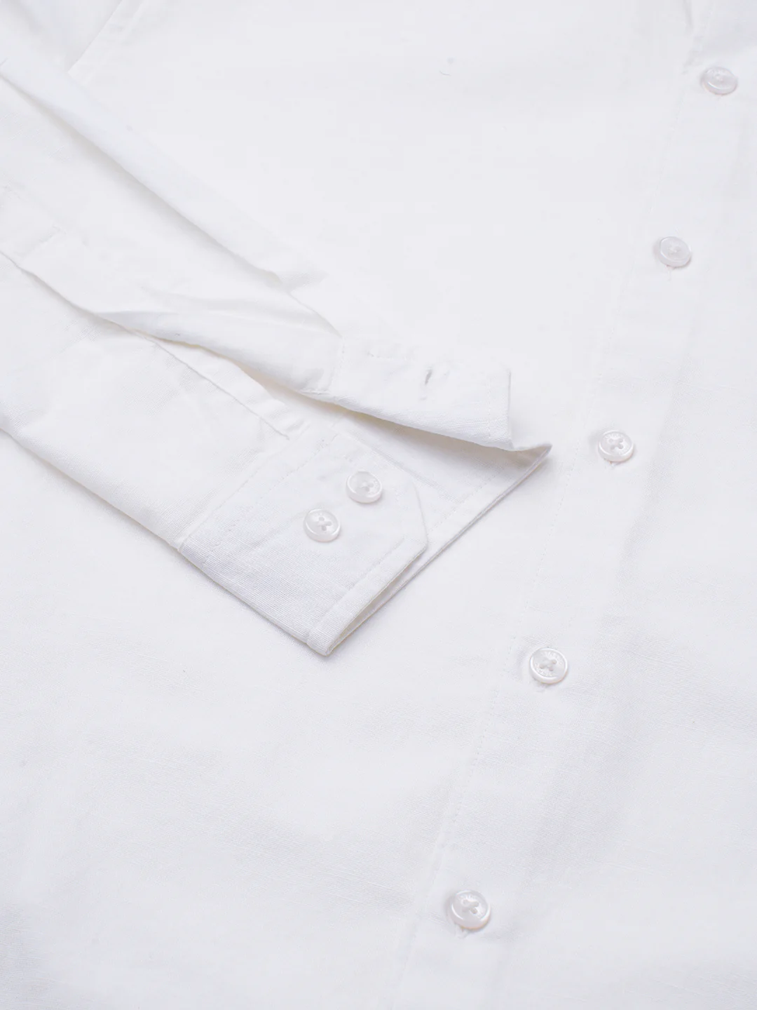 Alpine White Slub Shirt - Image 8
