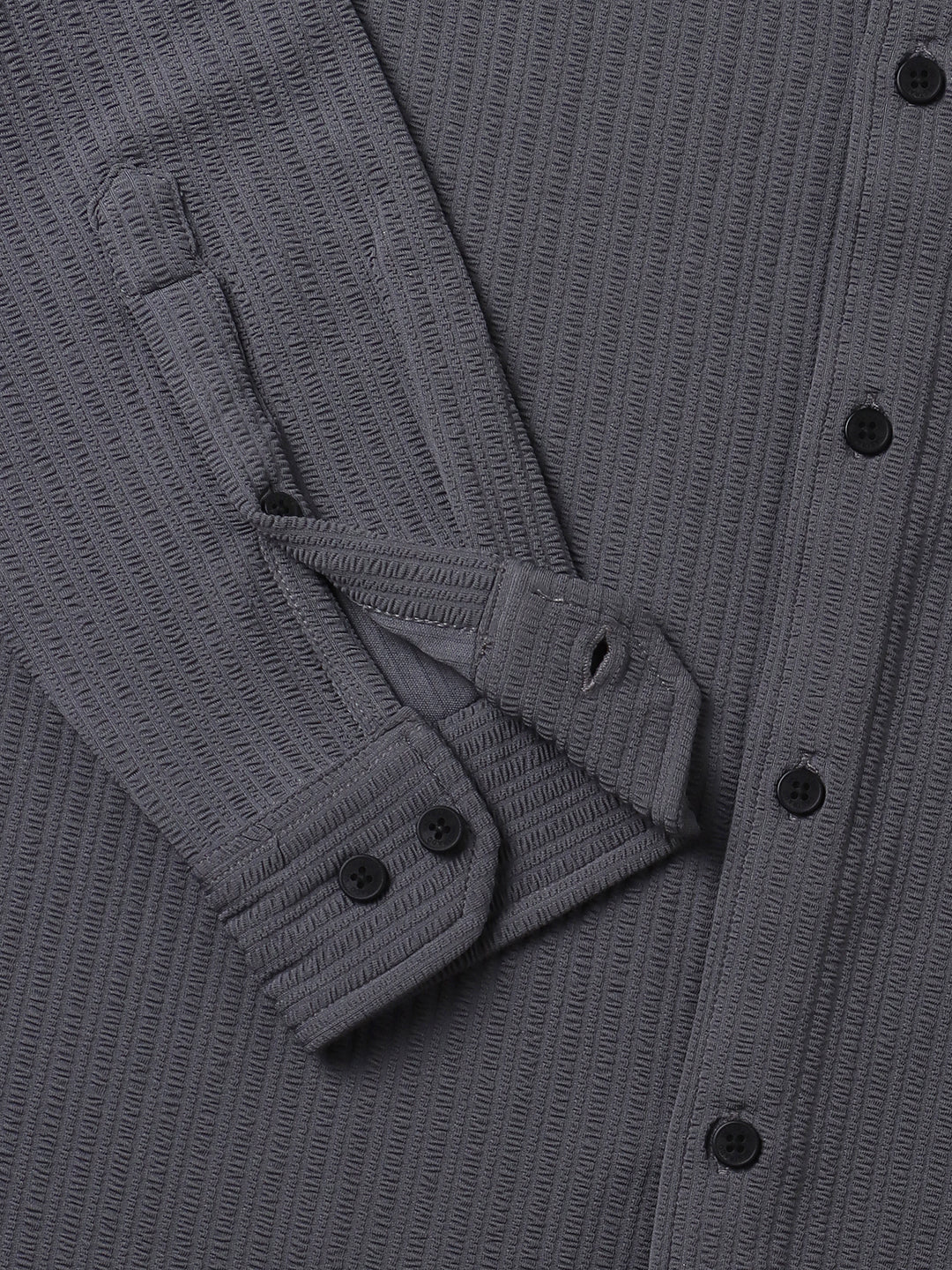 Anchor Grey Textured Shirt - Image 3