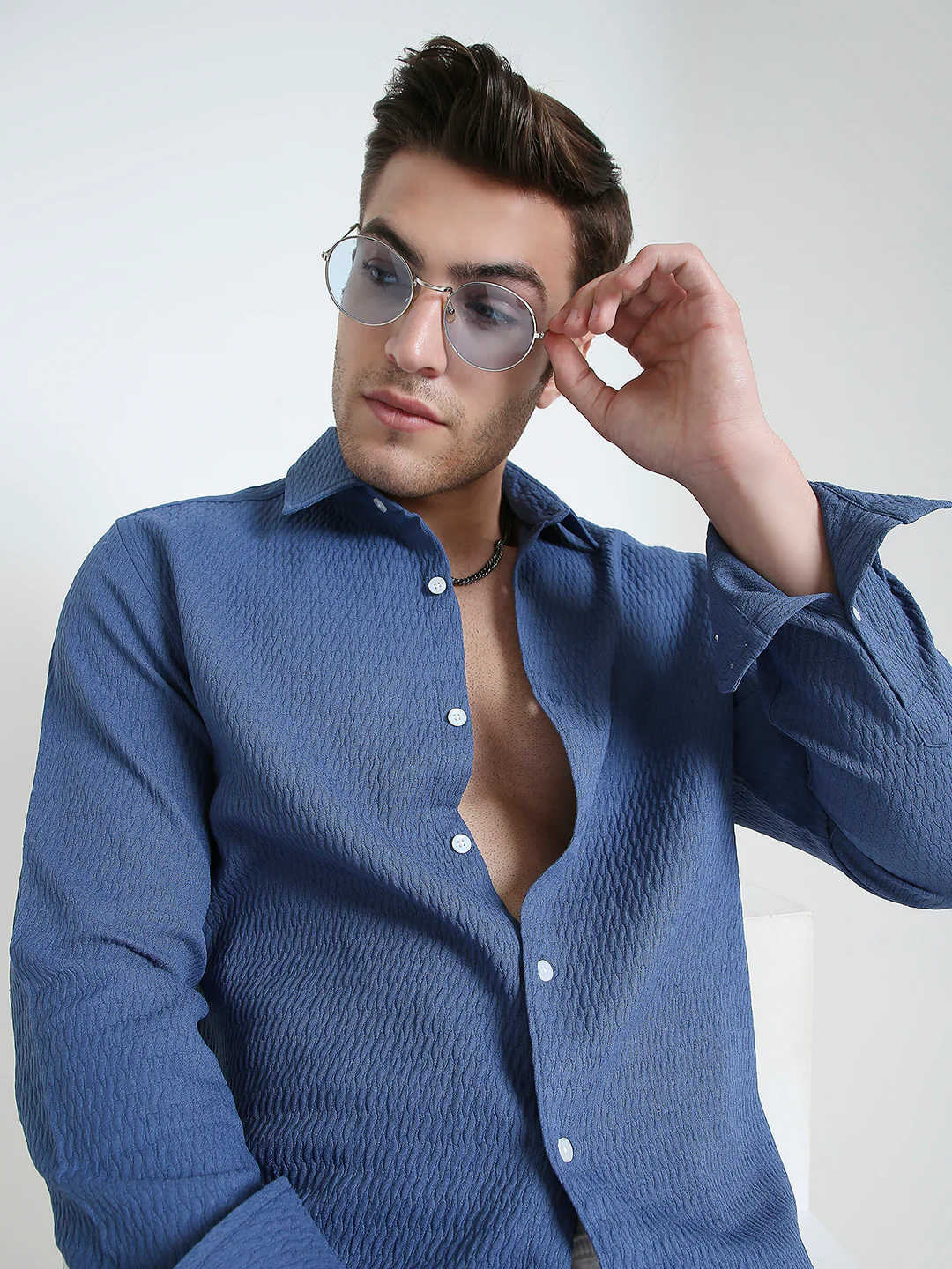 Arctic Ripple Textured Shirt - Image 2