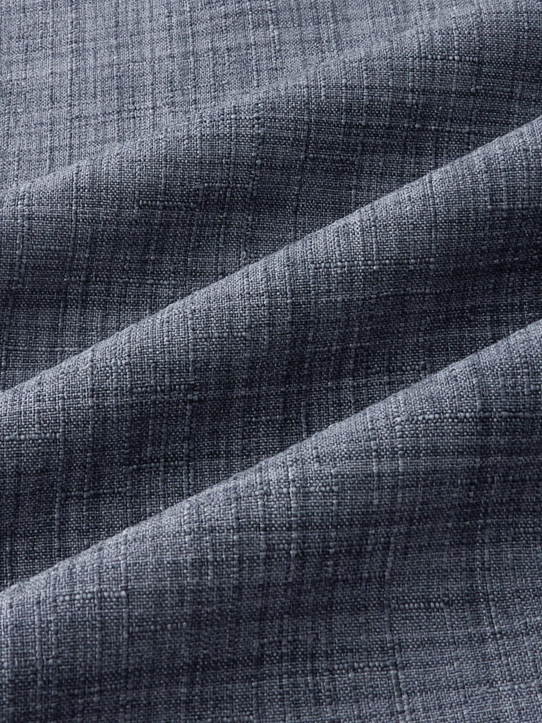 Arsenic Grey Slub Textured Kurta - Image 8