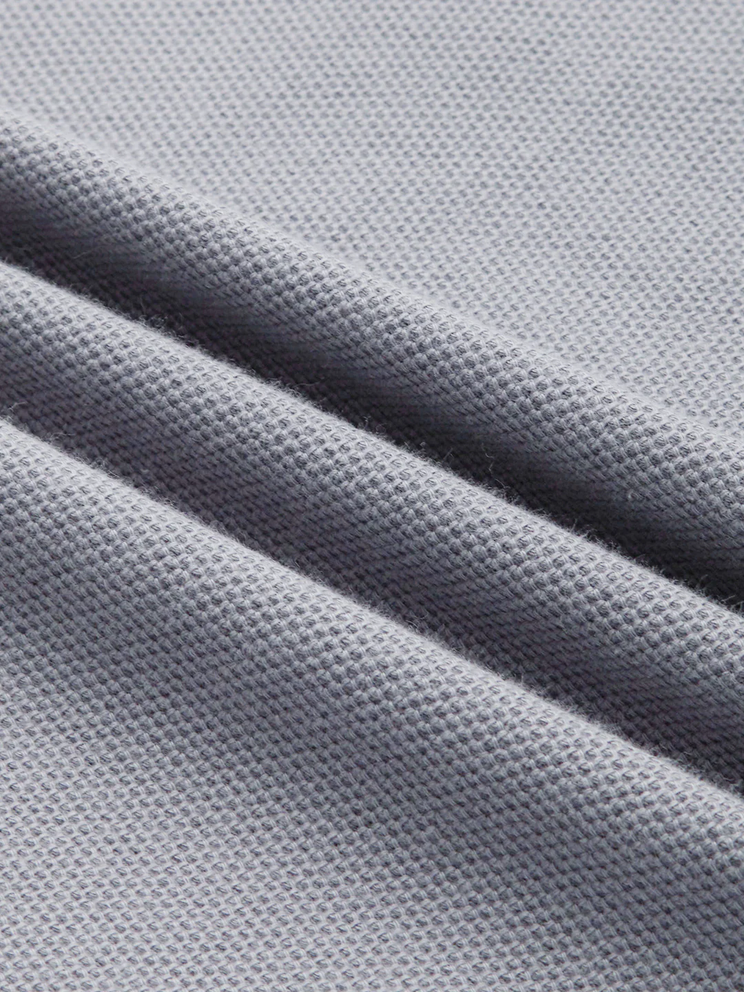 Ash Grey Crest Soft Weave Knit Shirt - Image 9