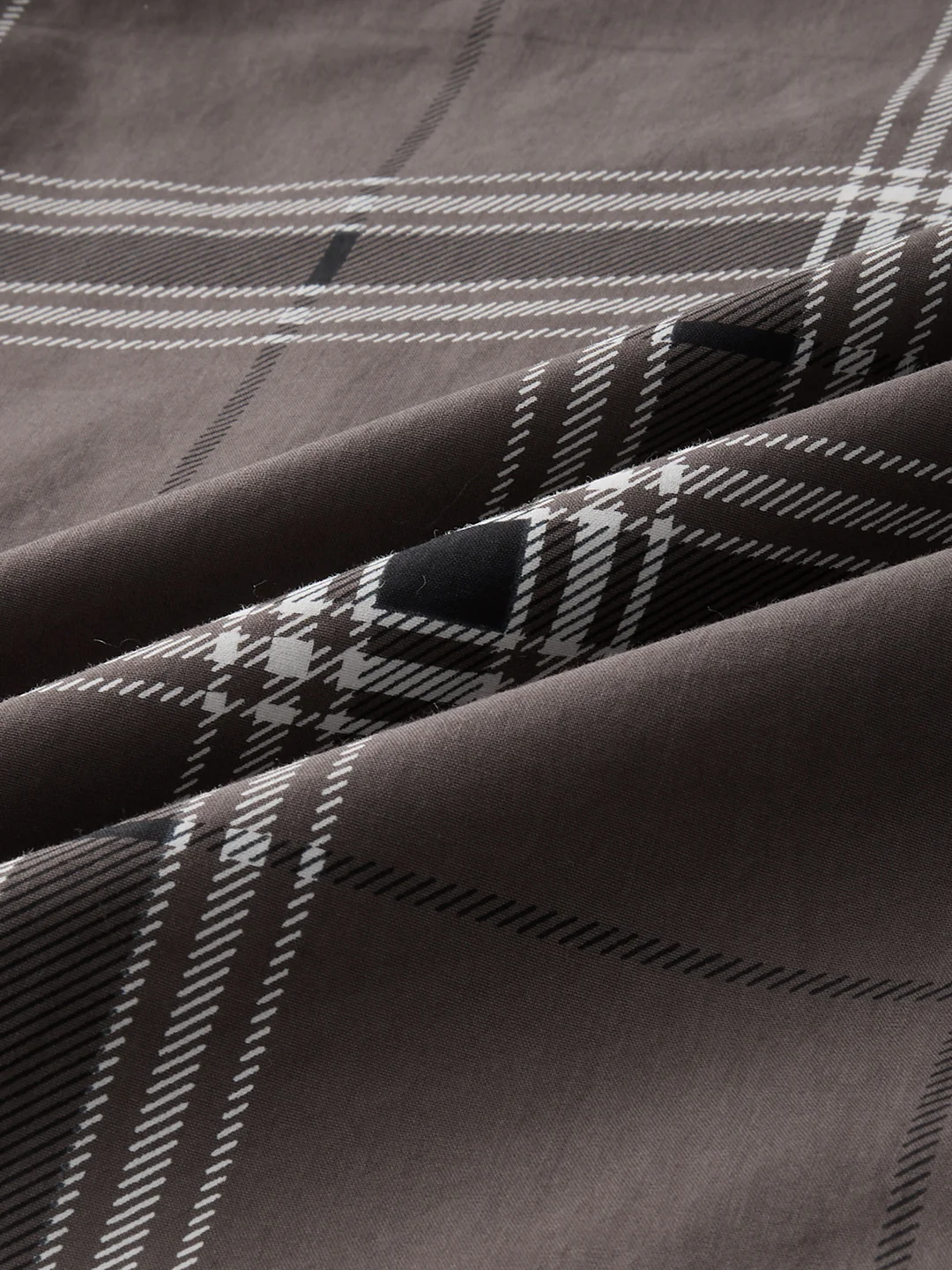 Ash Grey Everyday Plaid Checks Shirt - Image 9