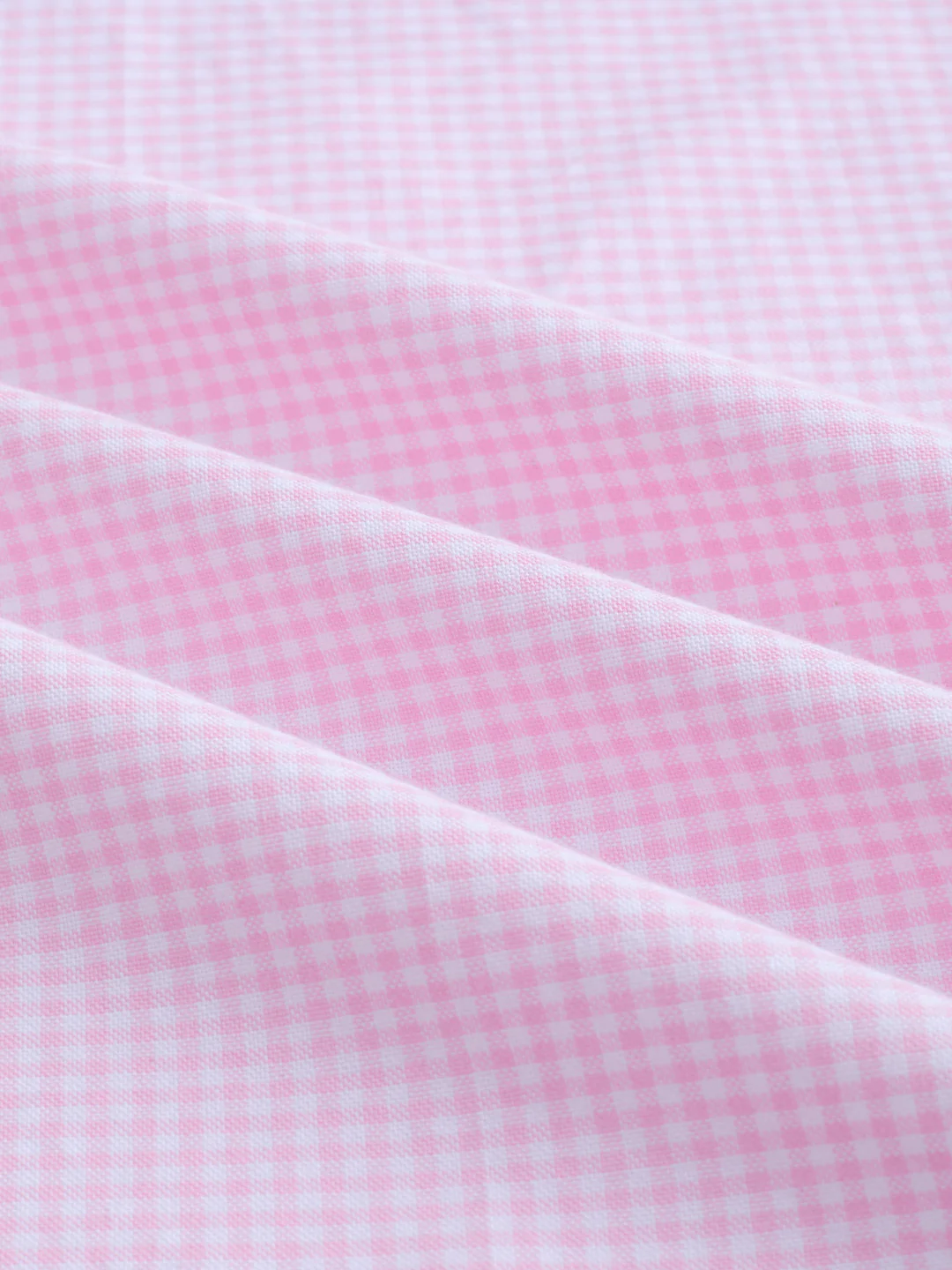 Baby Pink & White Tiny Checkered Oxford Shirt - Image 3