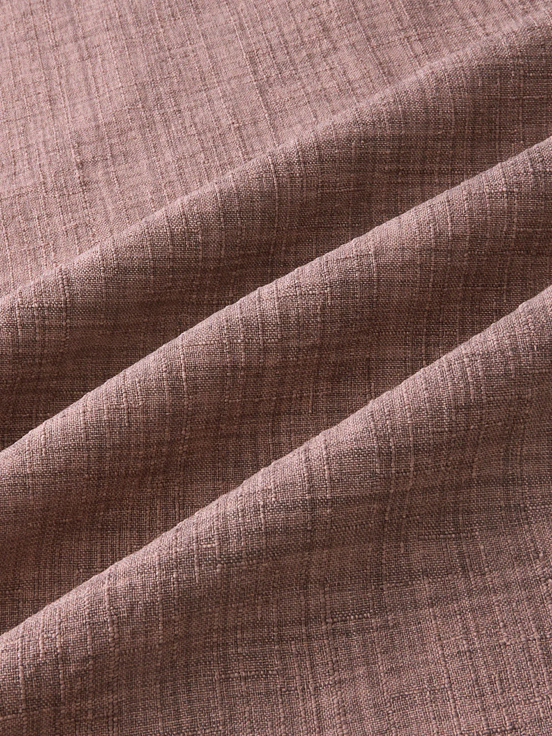 Beaver Brown Slub Textured Kurta - Image 7