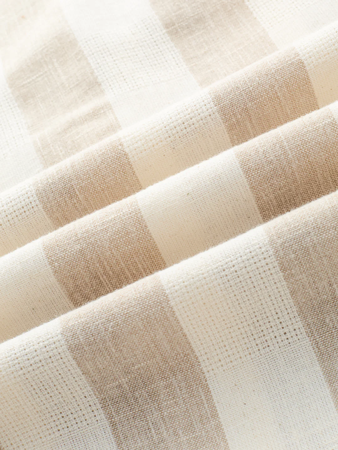 Beige & Ivory Striped Jacquard Kurta - Image 3