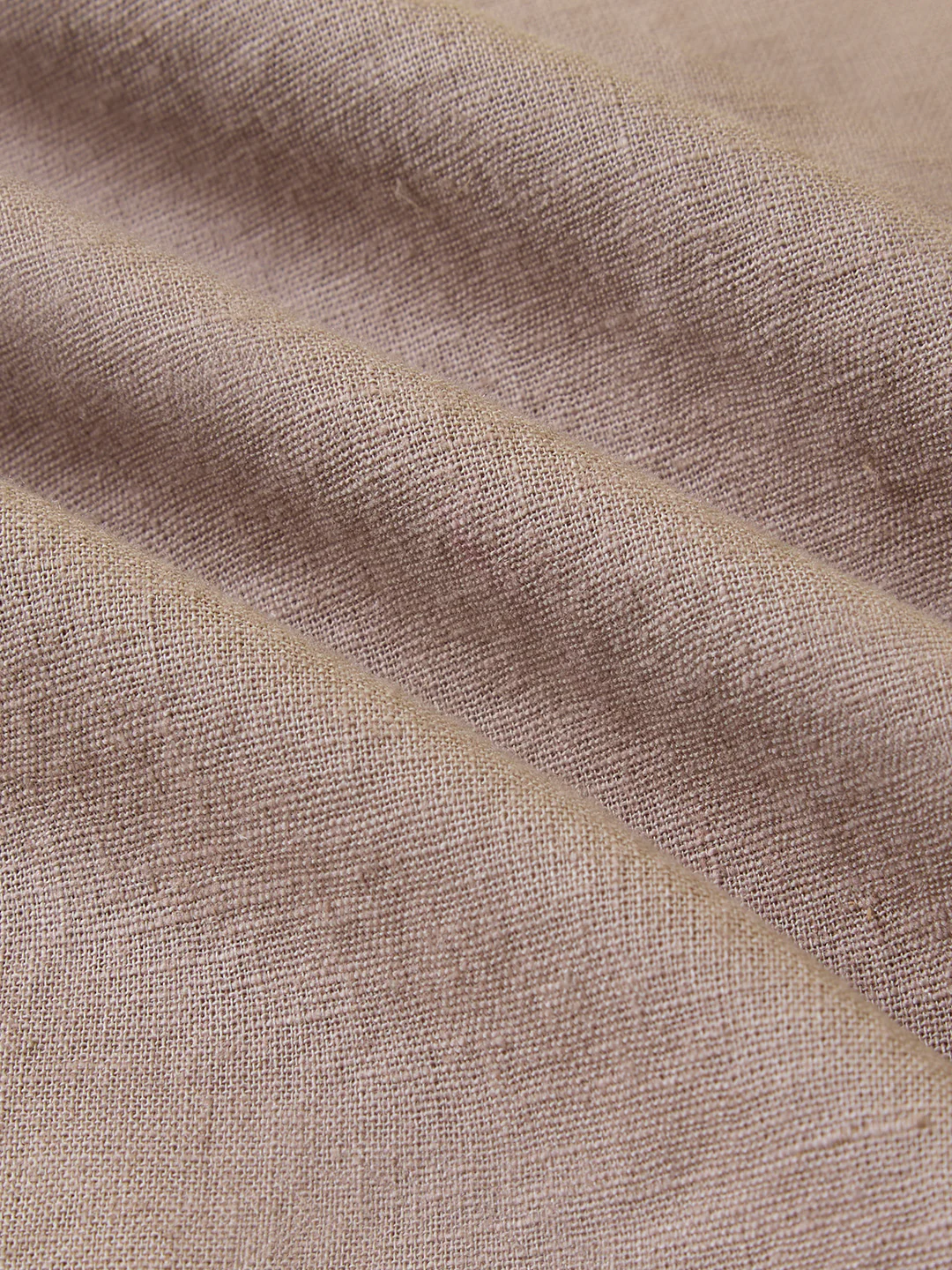 Beige Natural Hue Pure Linen Summer Shirt - Image 8