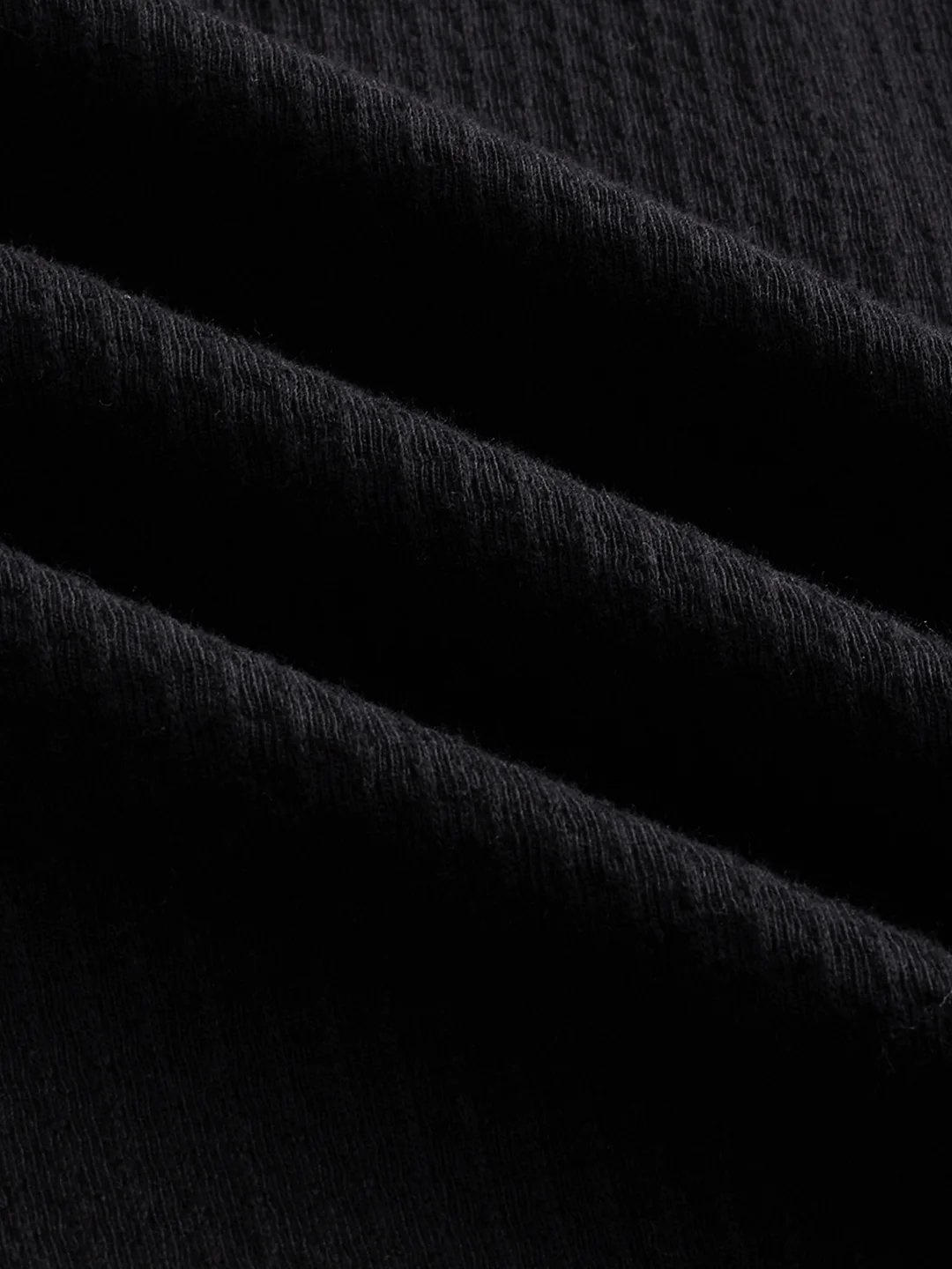 Black Jacquard Knit Everyday Shirt - Image 8