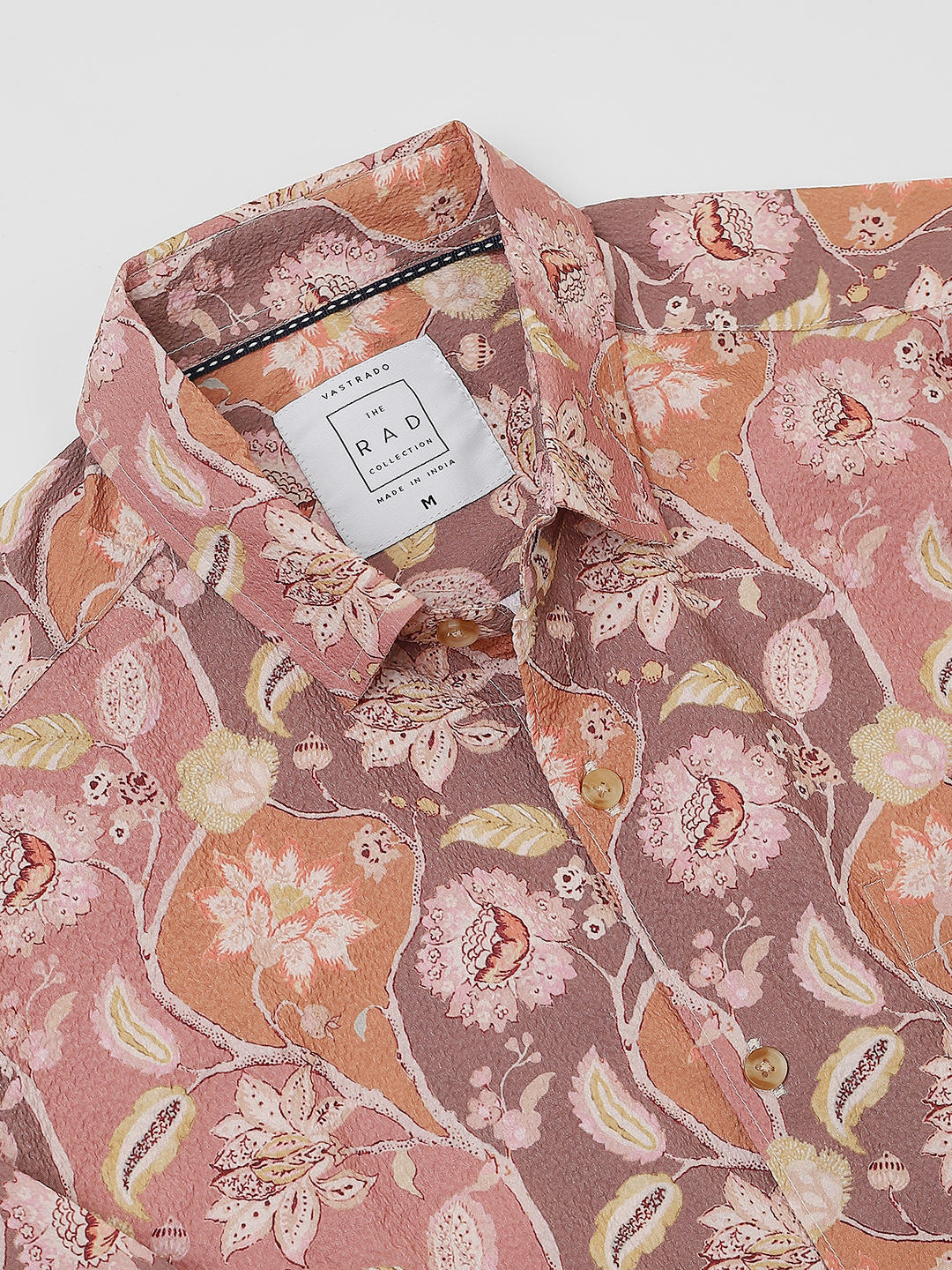 Bloomy Dendritic Multicolour Creased Shirt - Image 9