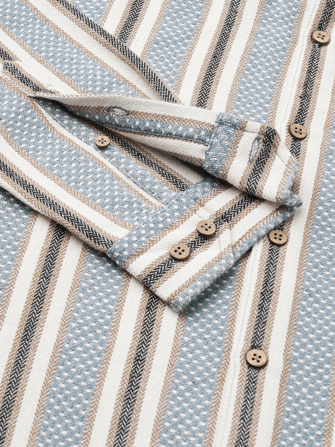 Blue Atlas Loom Striped Shirt - Image 9