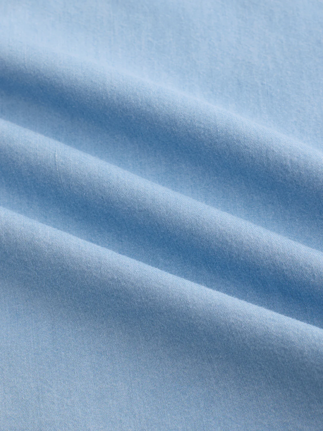 Blue Breeze Soft-Denim Cuffless Oversized Shirt - Image 3