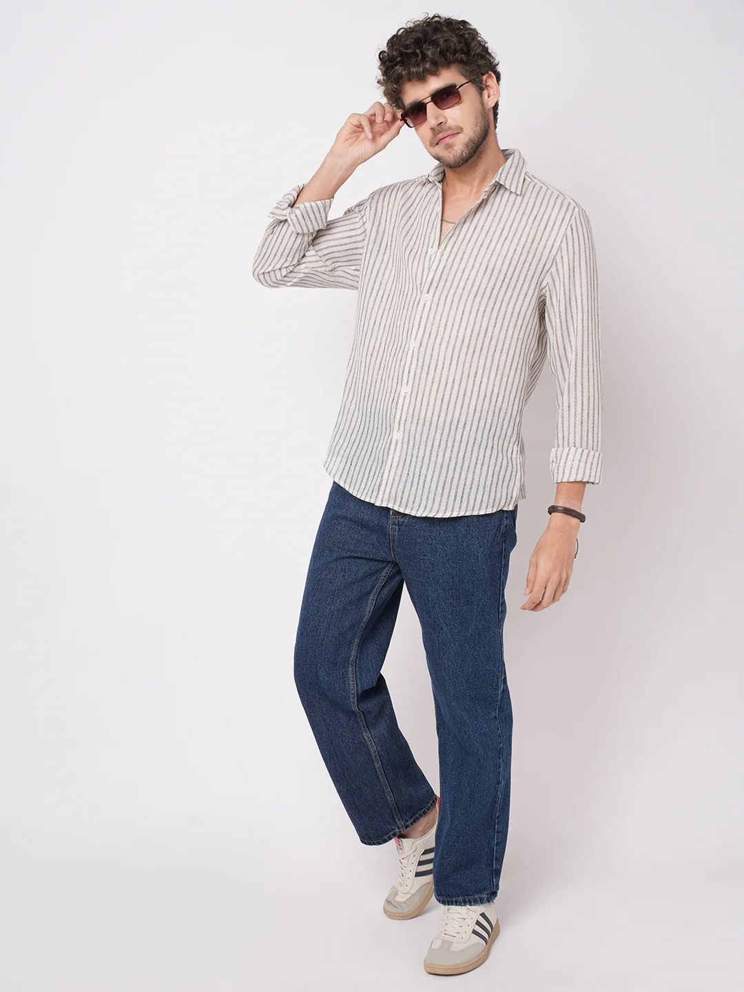 Blue Grainline Burlap Shirt - Image 8