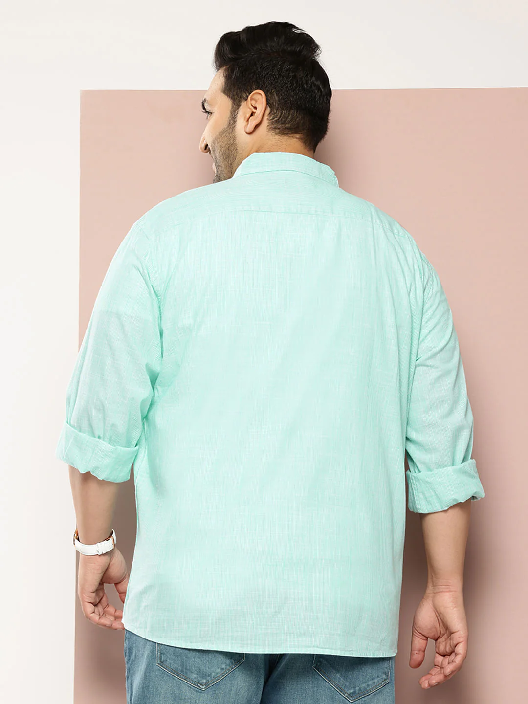 Blue PinStriped Shirt - Image 4