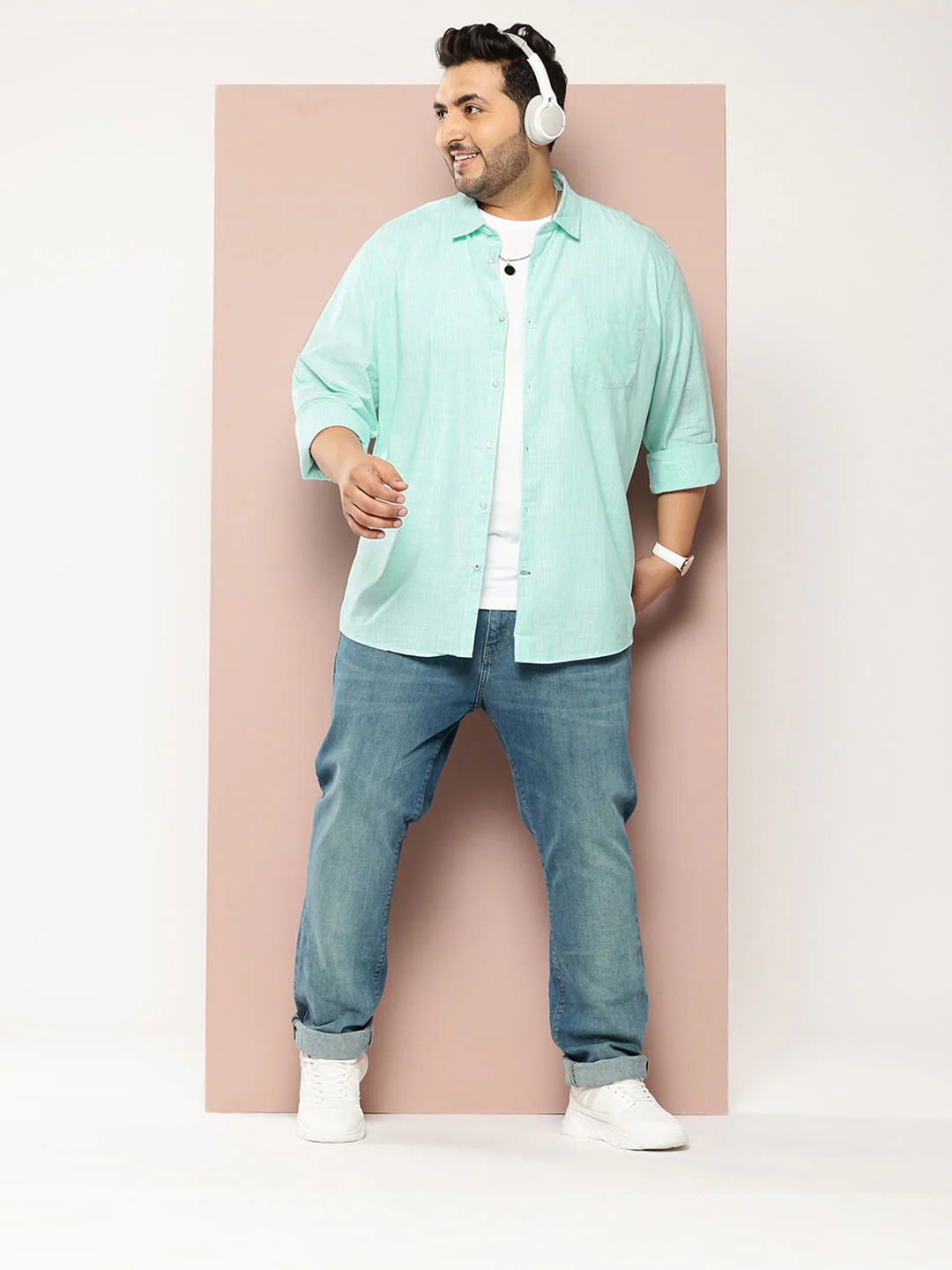 Blue PinStriped Shirt - Image 5