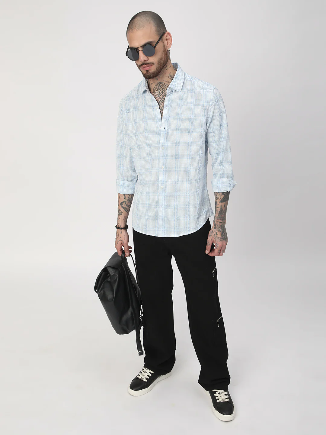 Bluey Mini Plaid Checks Seersucker Shirt - Image 7