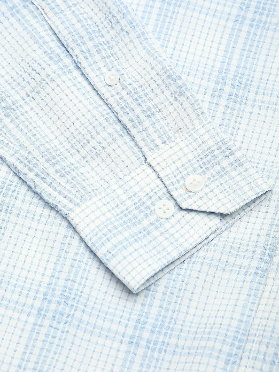 Bluey Mini Plaid Checks Seersucker Shirt - Image 8