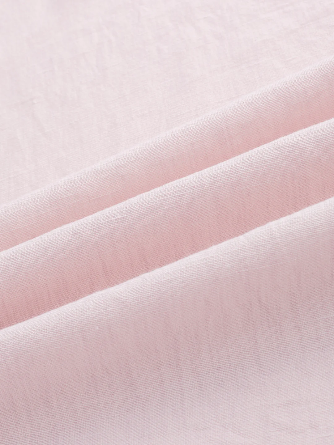 Blush Pink Fine Weave Boxy Fit Crop Shirt - Image 3