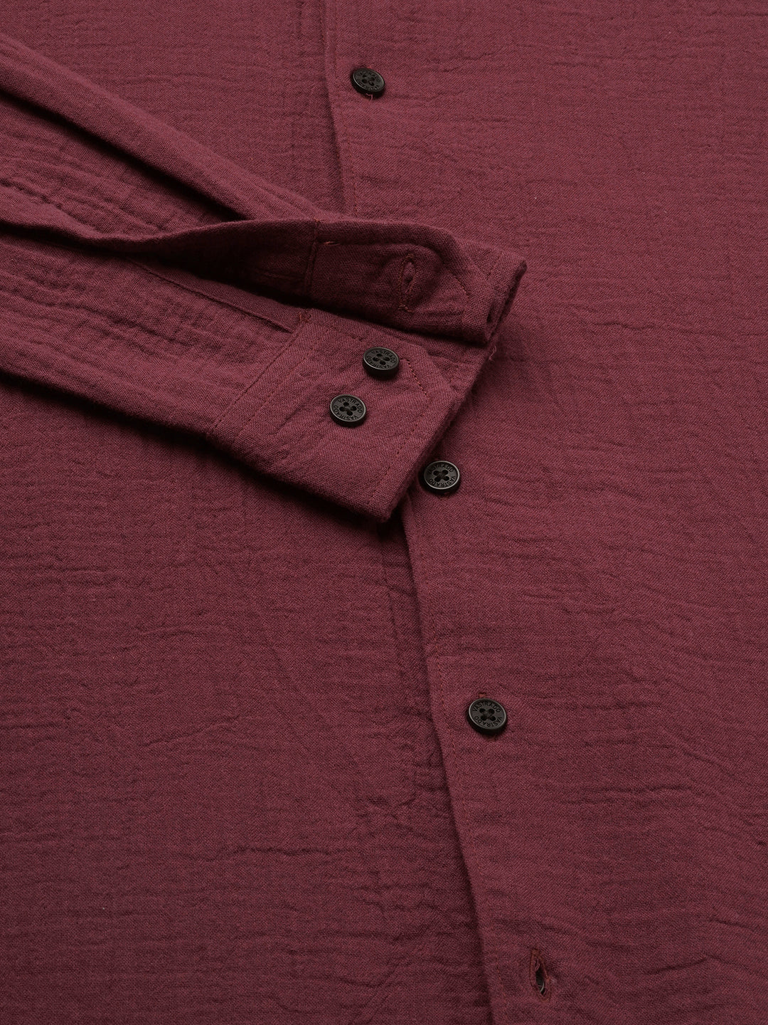 Bole Brown Double Cloth Shirt - Image 9