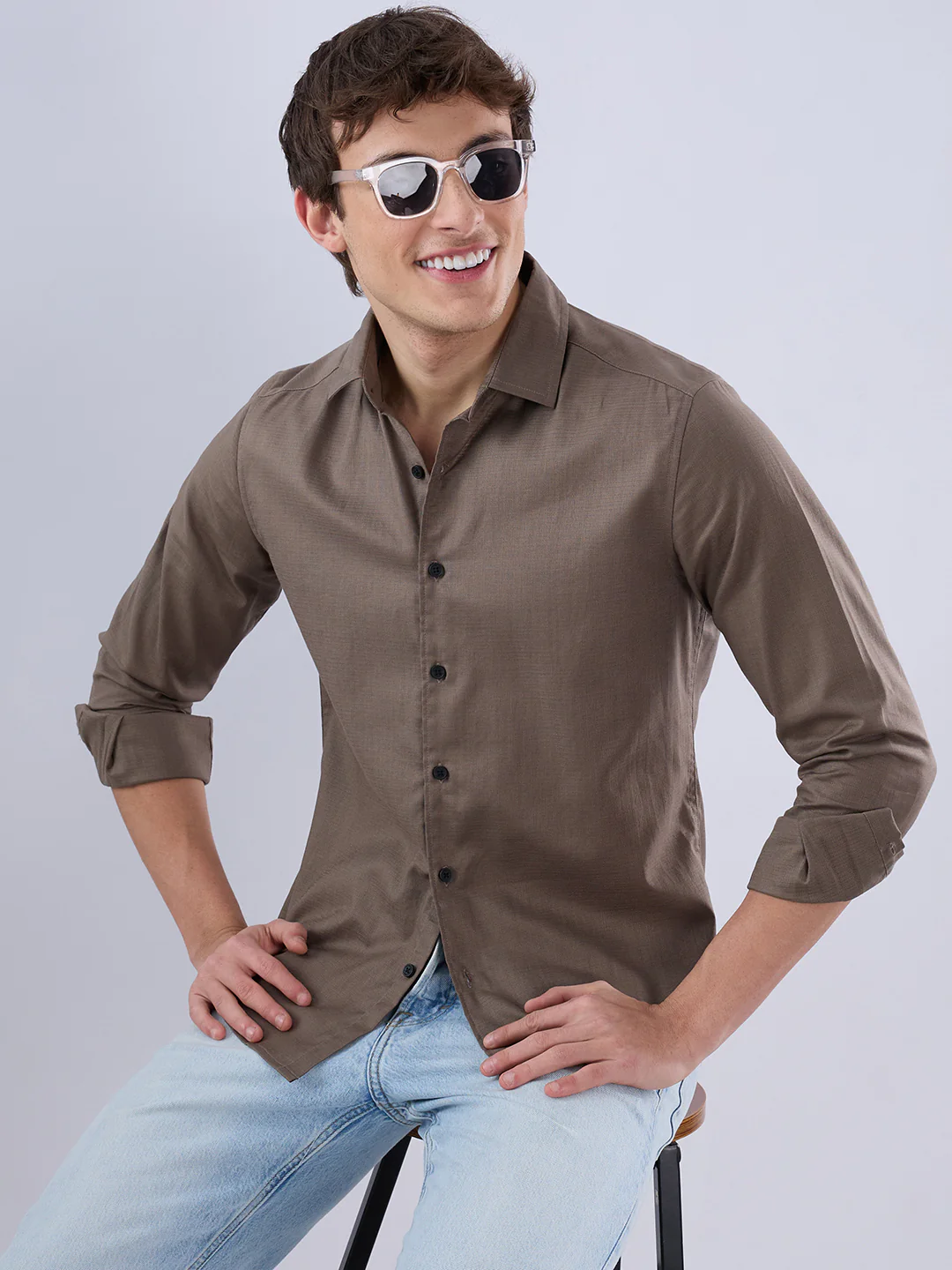 Bronze Olive Everyday Shirt - Image 2