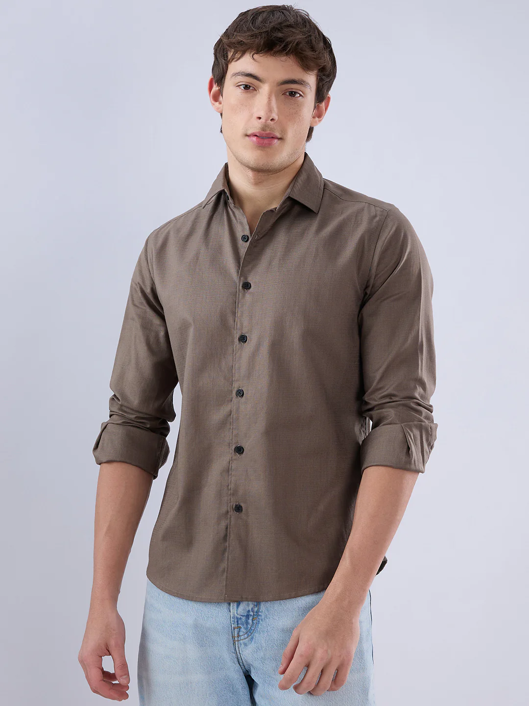 Bronze Olive Everyday Shirt - Image 4