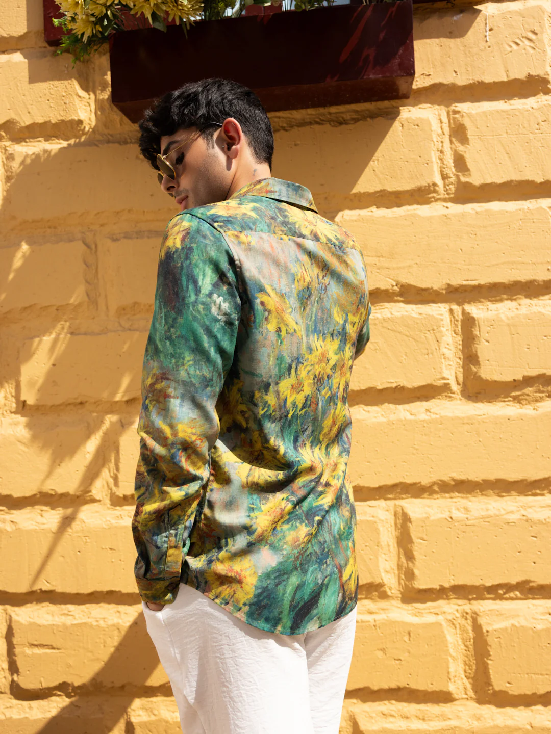 Brushstroke Canvas Multicolor Shirt - Image 5