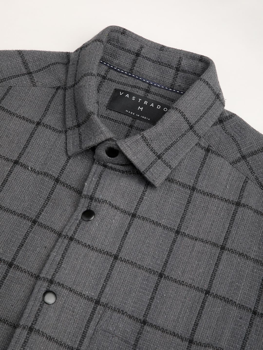 Burlap Graphite Black Checkered Shirt - Image 3