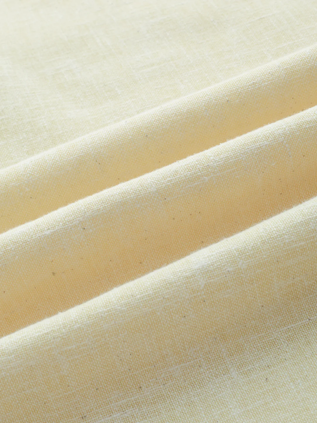 Butter Yellow Slub Textured Vacation Kurta - Image 3