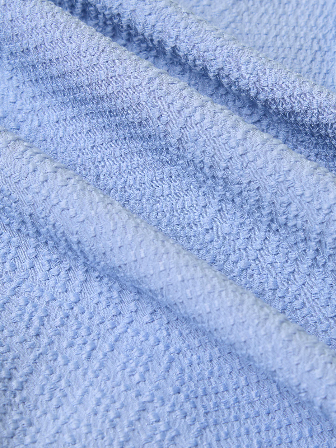 Carolina Blue Diamond Weave Textured Shirt - Image 3
