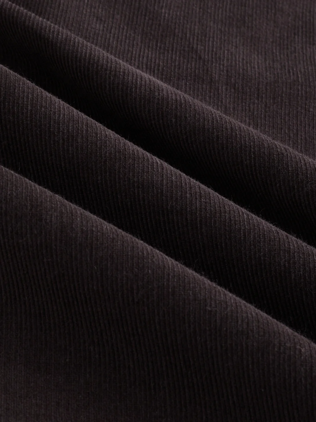 Charcoal Grey Corduroy Cuffless Oversized Shirt - Image 8