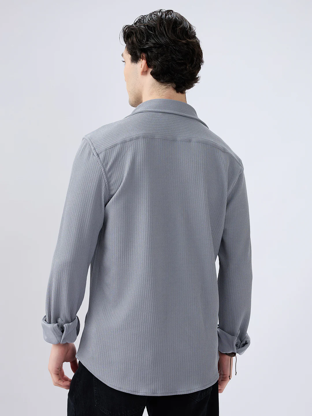 Chill Grey Everyday Knit Shirt - Image 6