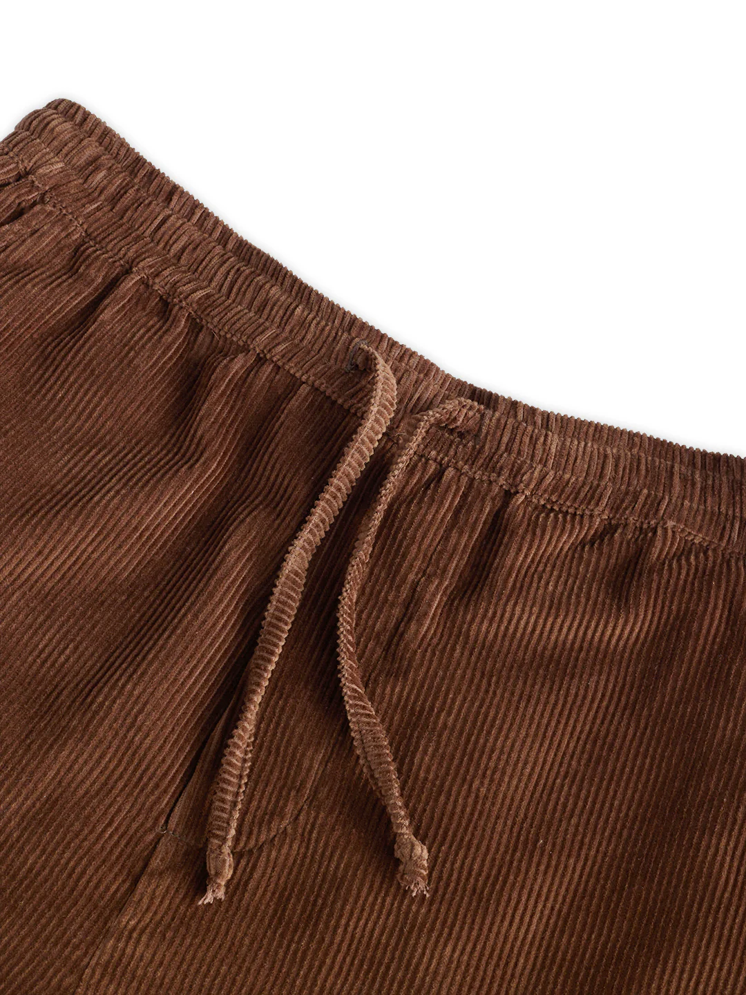 Chocolate Brown Corduroy Straight-Fit Trousers - Image 9