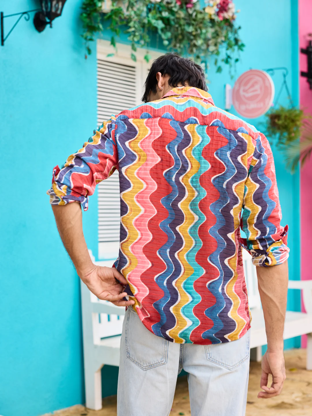 Chromatic Wave Psychedelic Shirt - Image 5