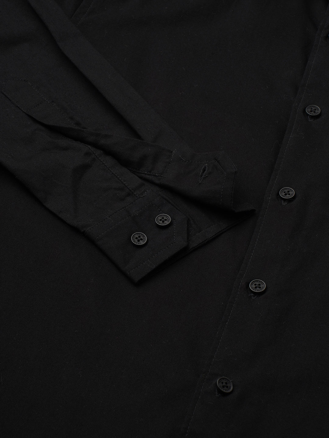 Classic Black Oxford Shirt - Image 8