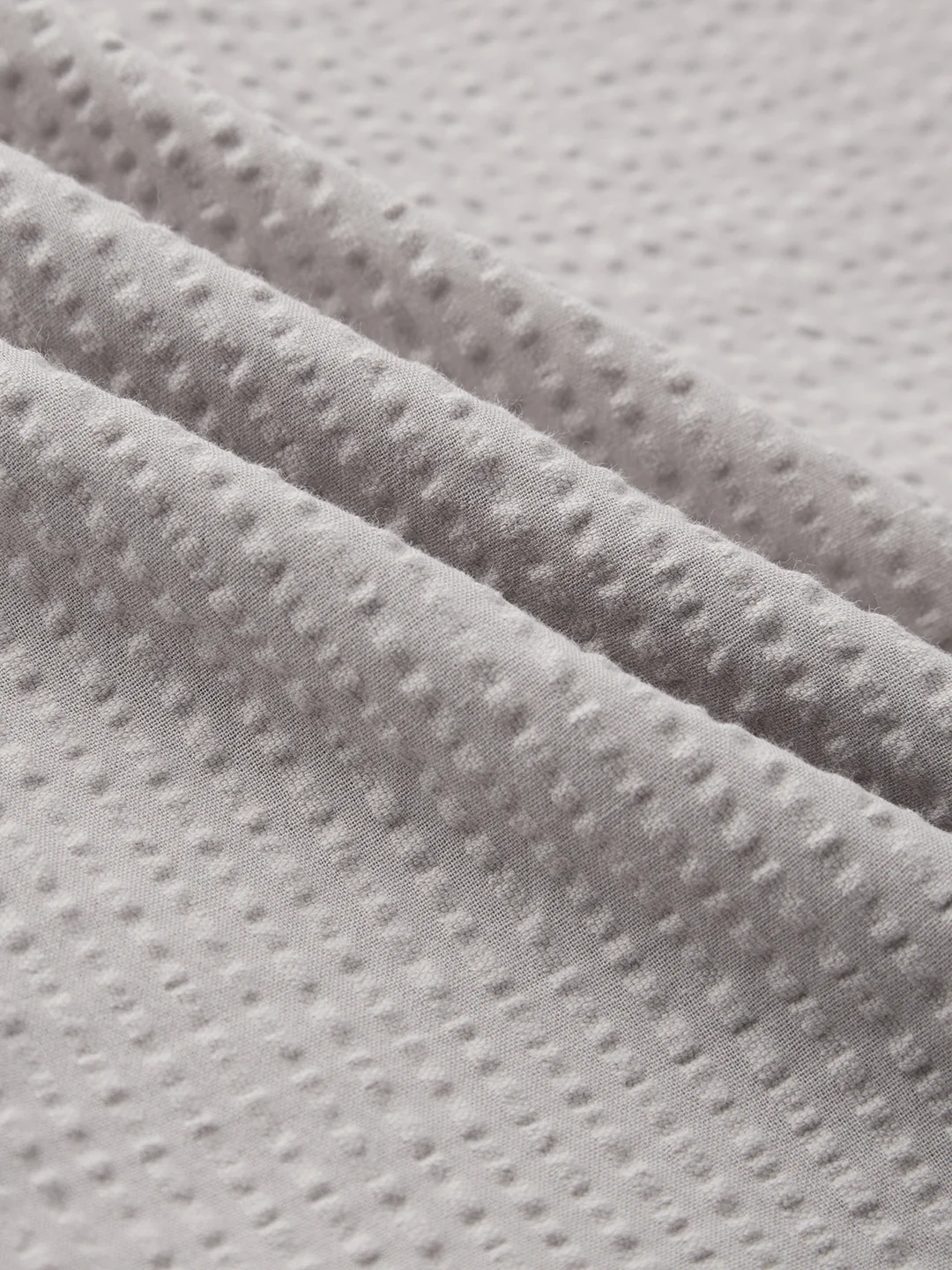 Classic Cloud Grey Seersucker Kurta - Image 7