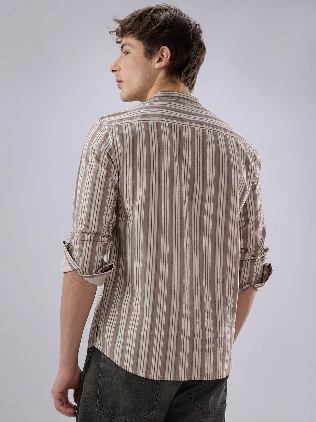 Classic Multicolor Half Placket Kurta - Image 6