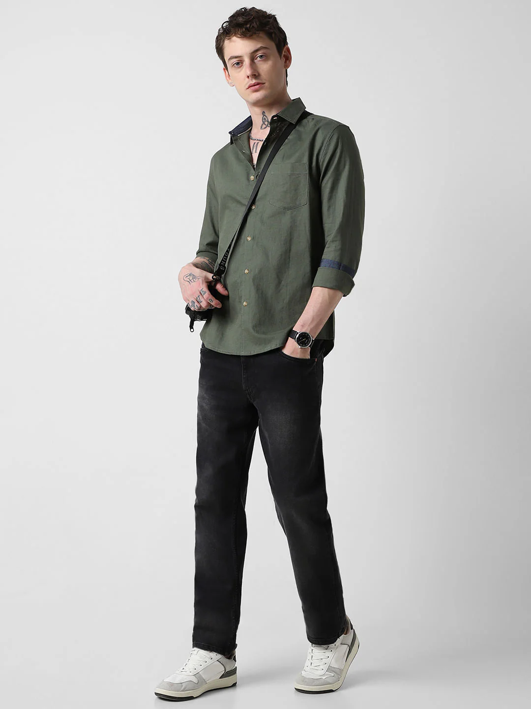 Classic Olive Shirt - Image 8