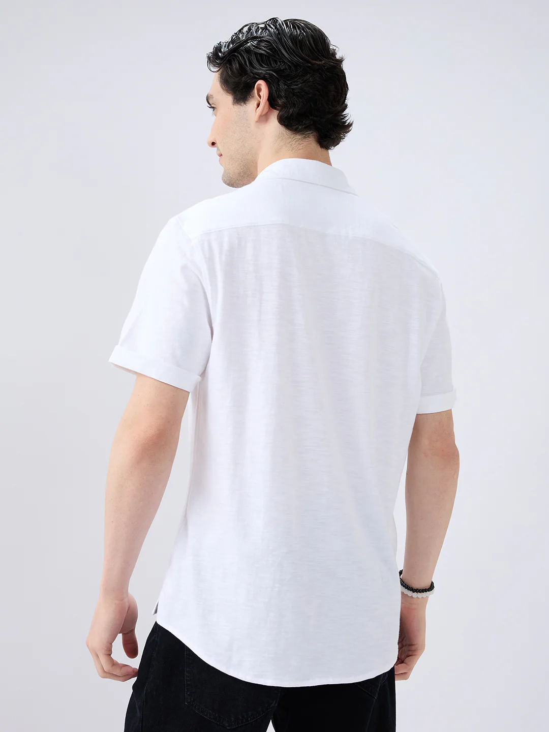 Classic Pearl White Everyday Shirt - Image 6