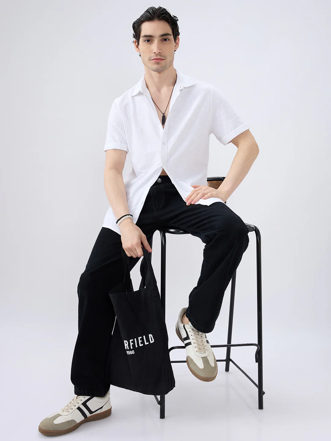 Classic Pearl White Everyday Shirt - Image 7
