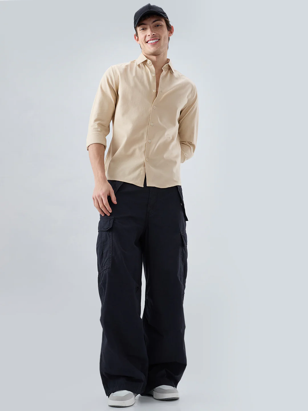 Classic Sand Beige Everyday Shirt - Image 8