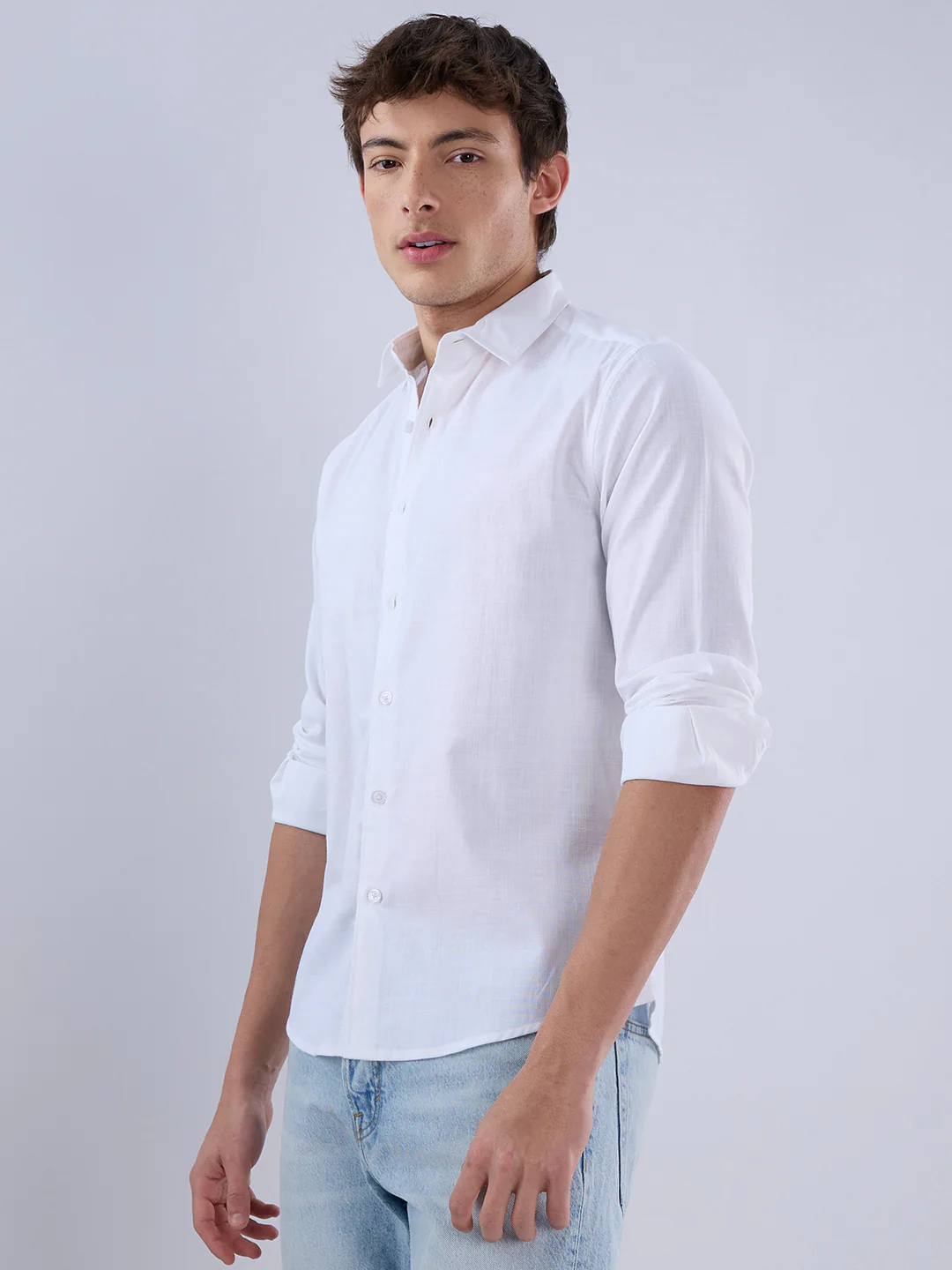 Classic White Refined Everyday Shirt - Image 5