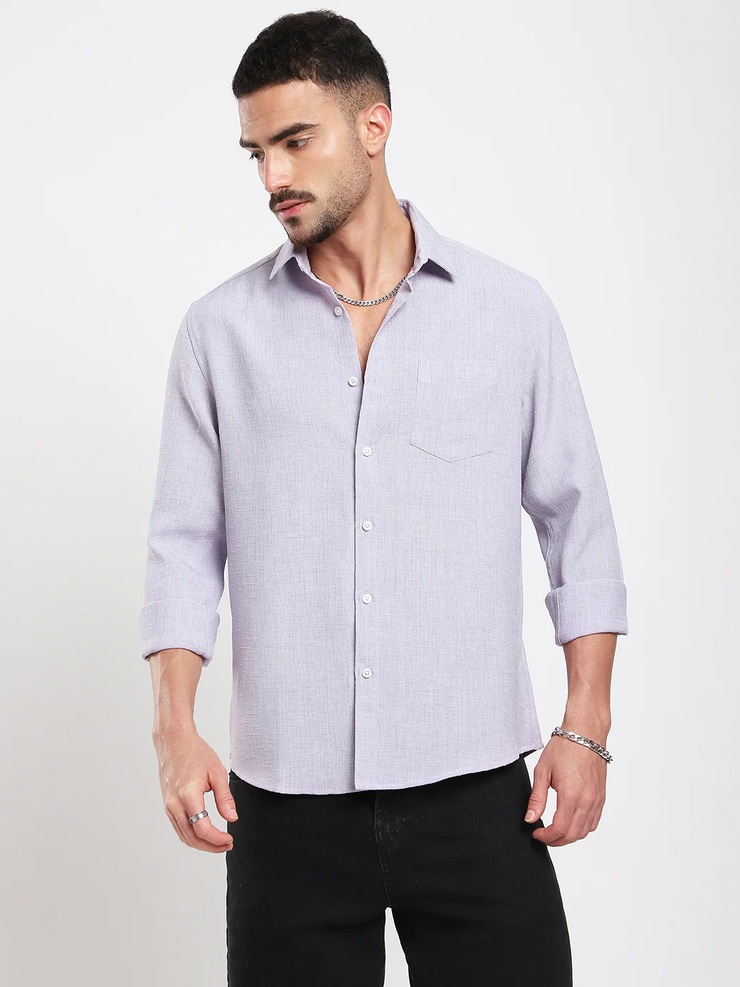 Cloud Lavender Everyday Luxe Shirt - Image 5