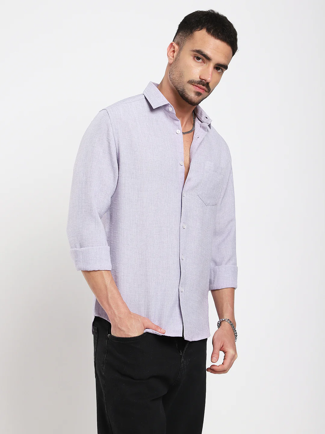Cloud Lavender Everyday Luxe Shirt - Image 6