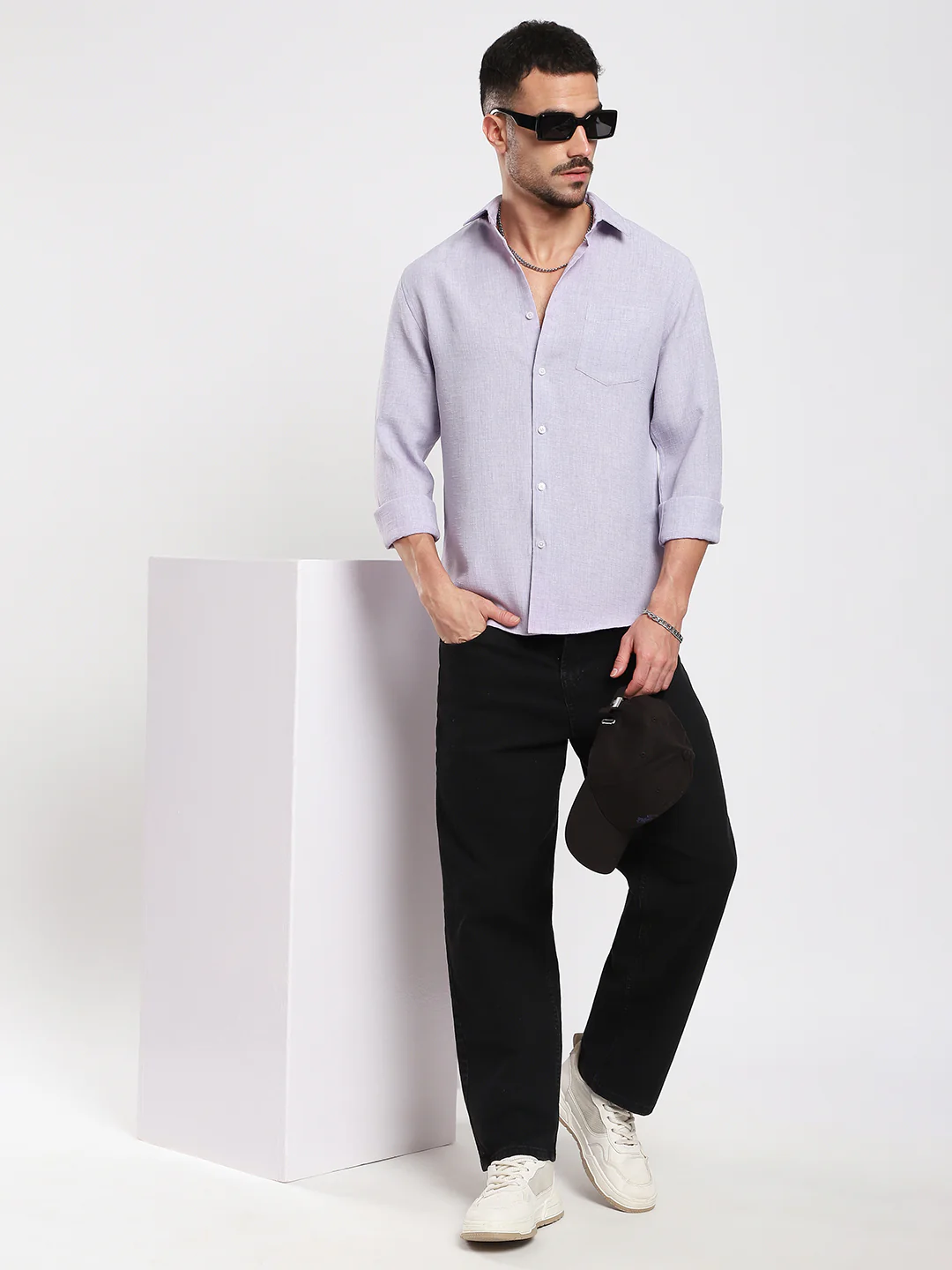 Cloud Lavender Everyday Luxe Shirt - Image 8