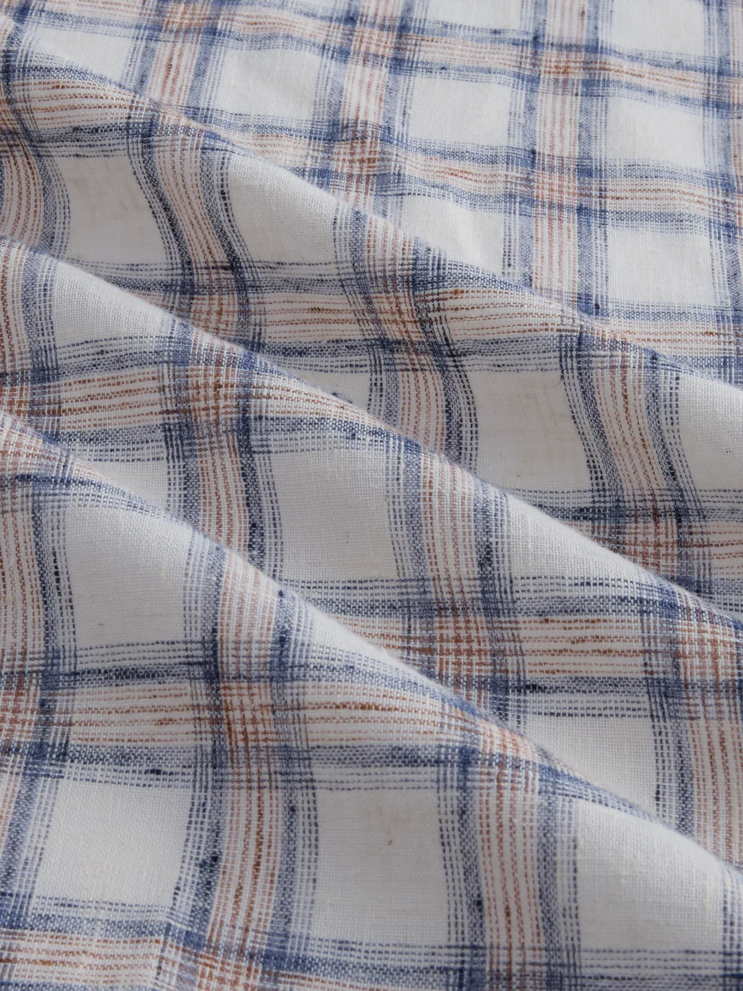 Coastal Beige & White Box Checks Shirt - Image 3
