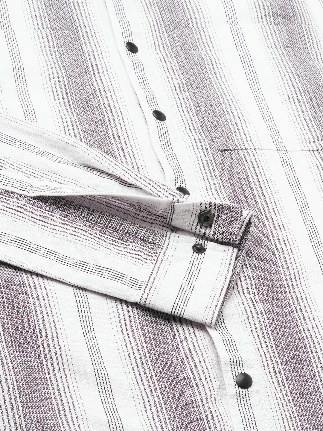 Contrast Echo Stripescape Double Pocket Shirt - Image 8