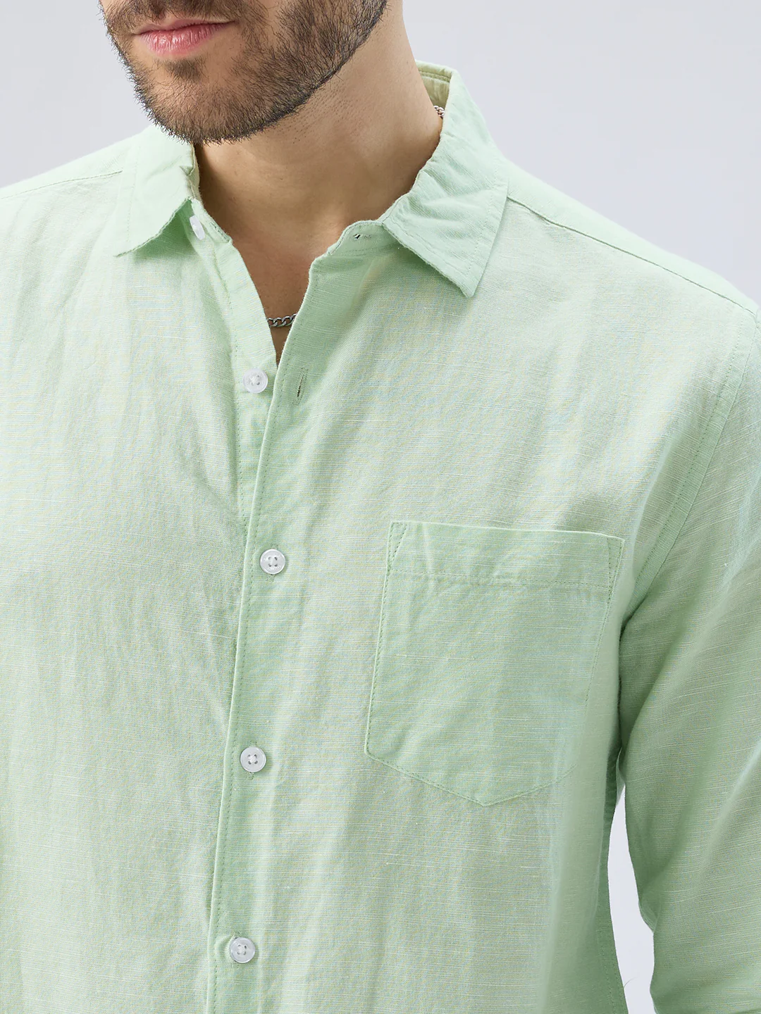 Cool Pastel Green Shirt - Image 3