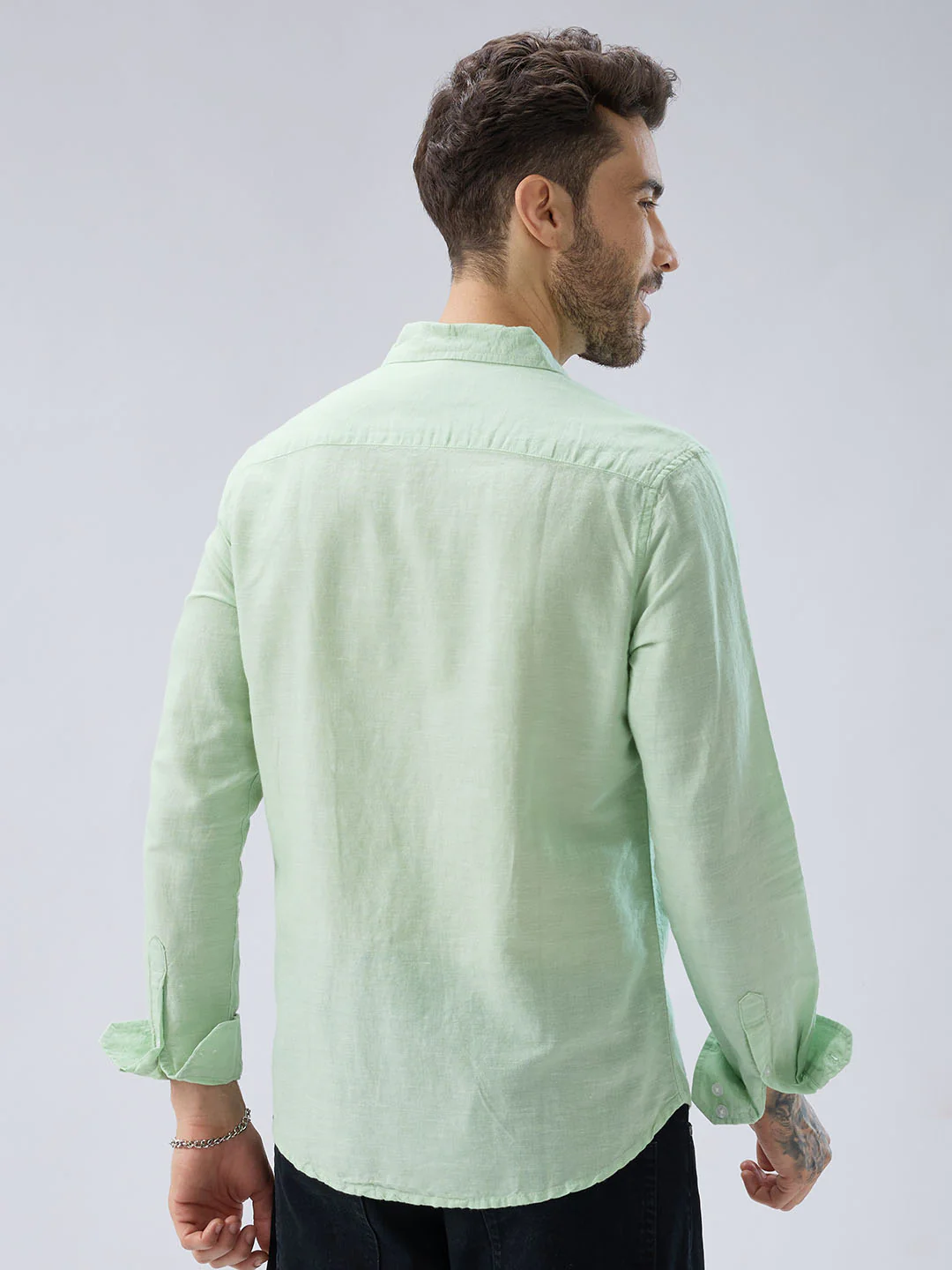 Cool Pastel Green Shirt - Image 7